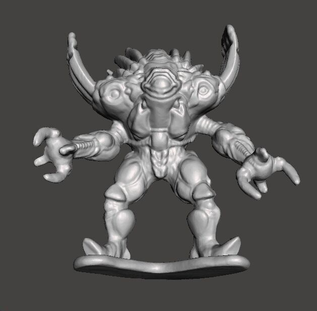 POWER RANGERS SILVER HORNS MONSTER PVC FIGURE MODEL TOY 3D print model_8