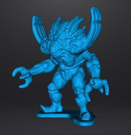 POWER RANGERS SILVER HORNS MONSTER PVC FIGURE MODEL TOY 3D print model_11