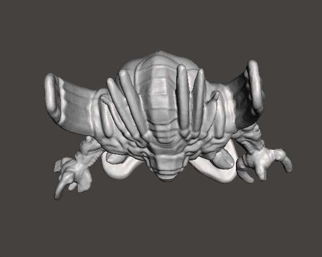 POWER RANGERS SILVER HORNS MONSTER PVC FIGURE MODEL TOY 3D print model_7