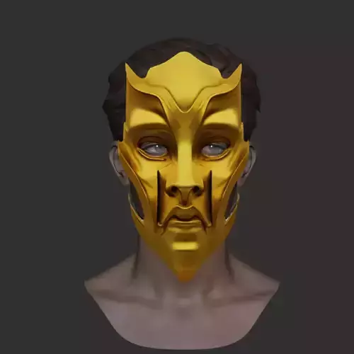 Golden Warrior Mask