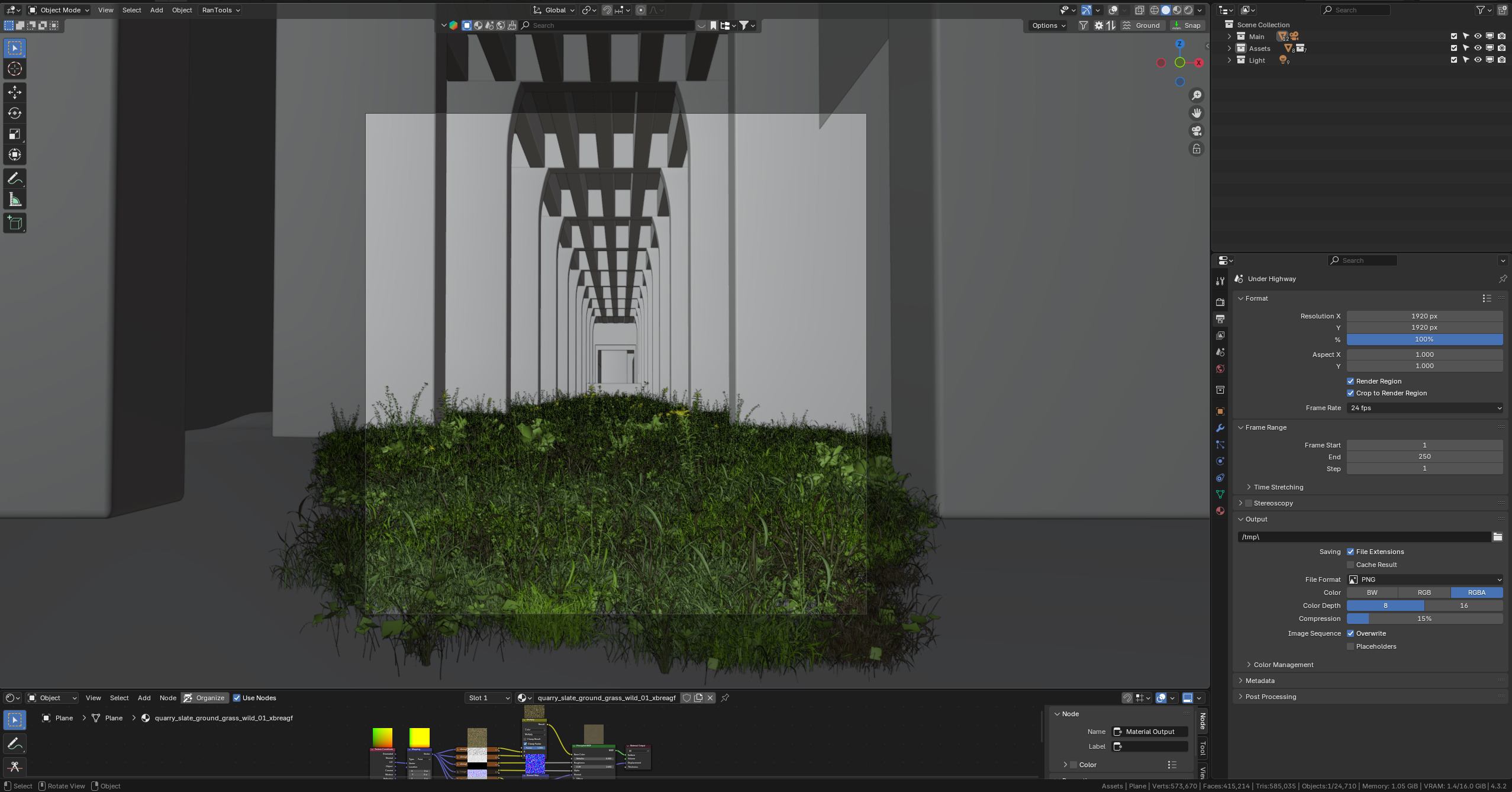 Under The Highway 3D model_2