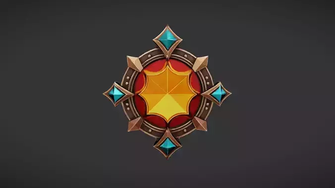 decorative emblem or badge