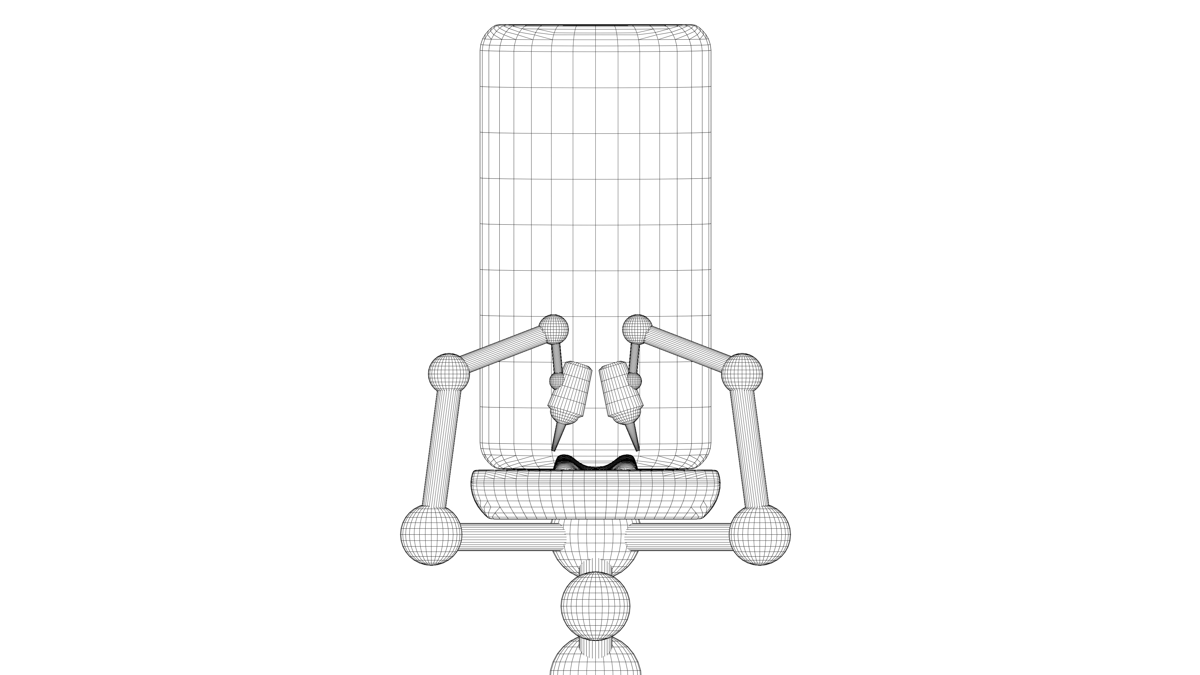 Futuristic Laser Surgery Bed High Tech Sci-Fi 3D model_13
