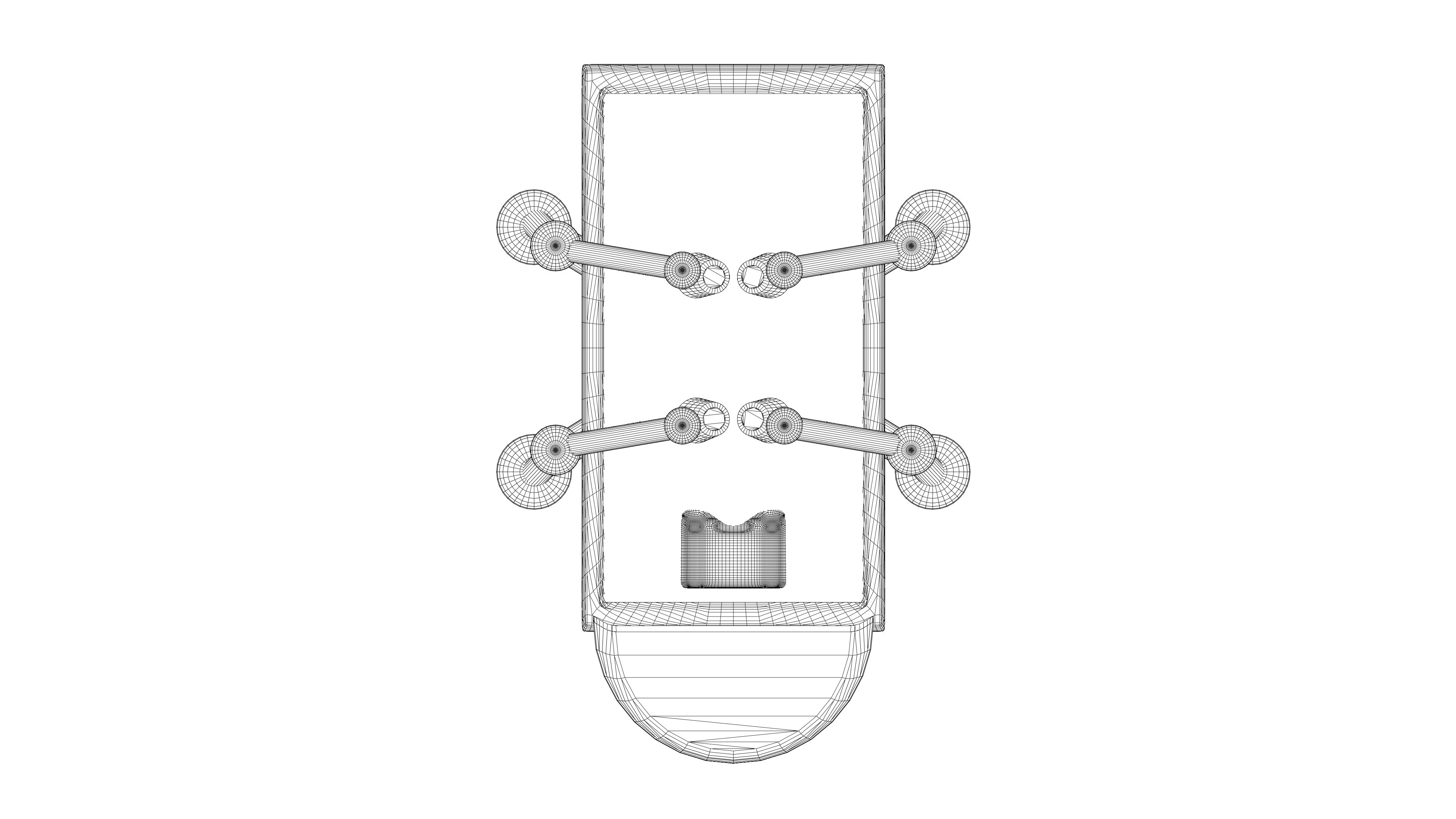 Futuristic Laser Surgery Bed High Tech Sci-Fi 3D model_8