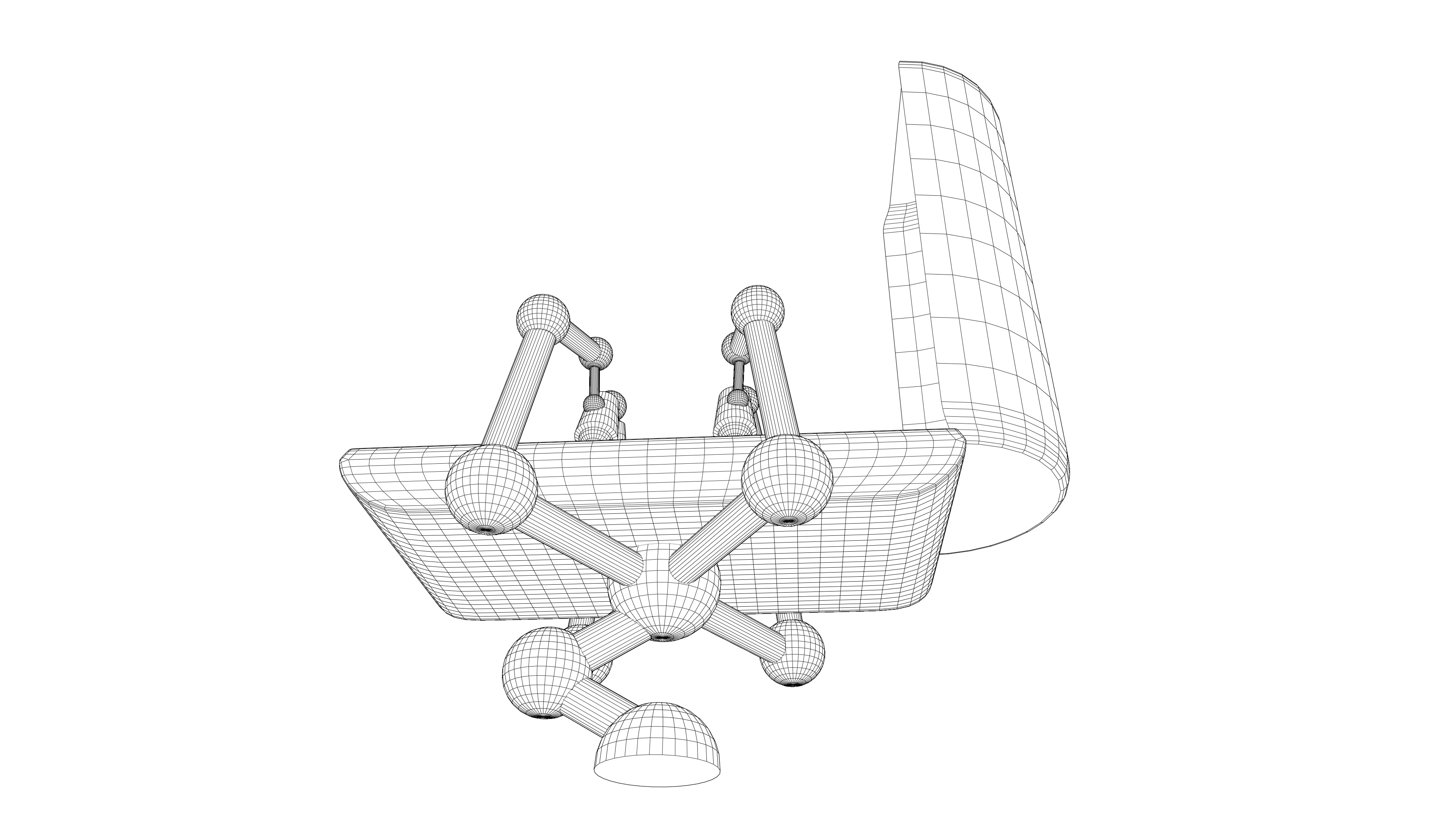 Futuristic Laser Surgery Bed High Tech Sci-Fi 3D model_10