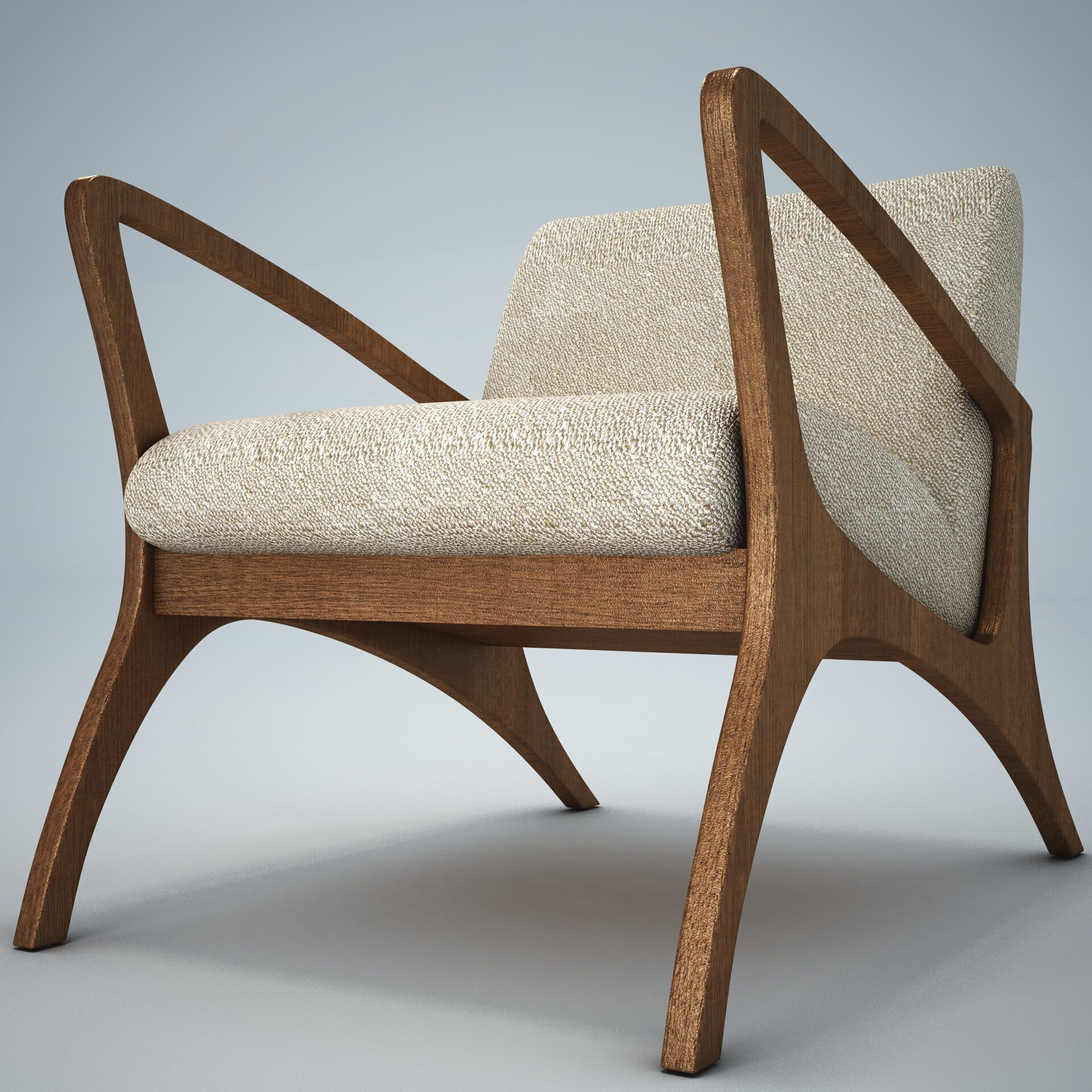 Venturi Indoor Outdoor Accent Chair HD 3D model_9