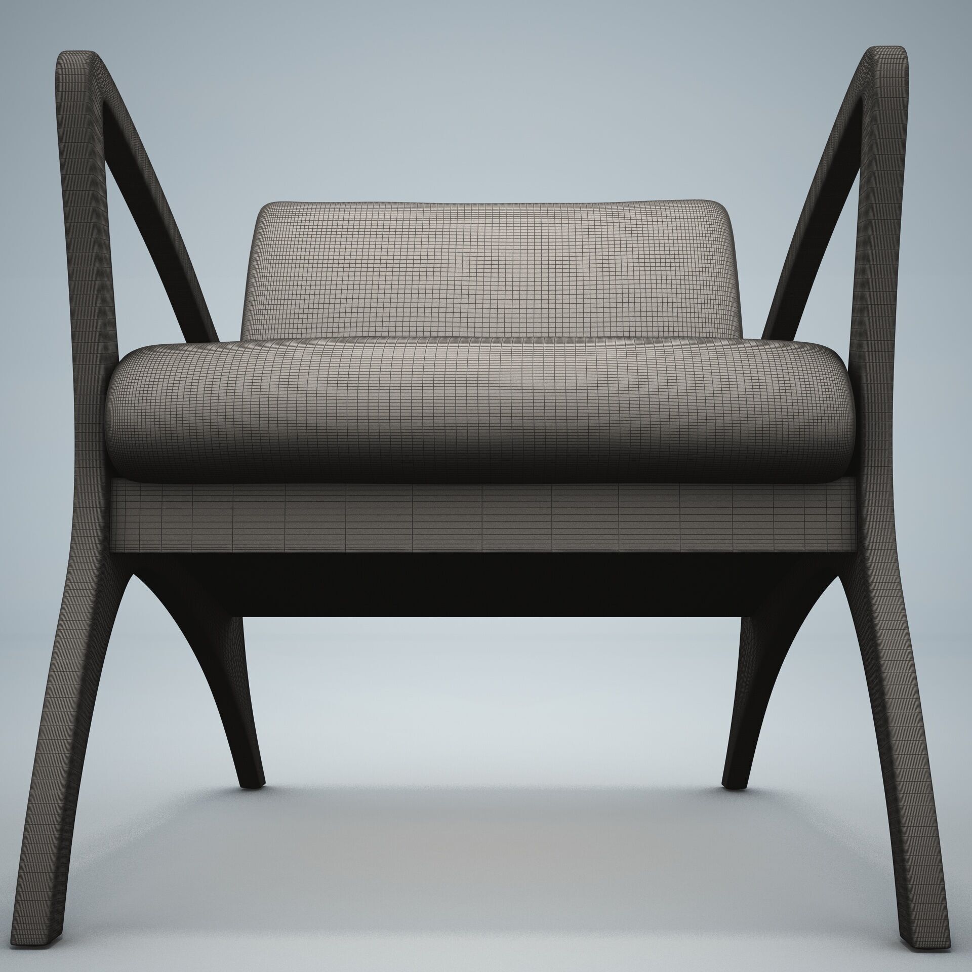 Venturi Indoor Outdoor Accent Chair HD 3D model_16