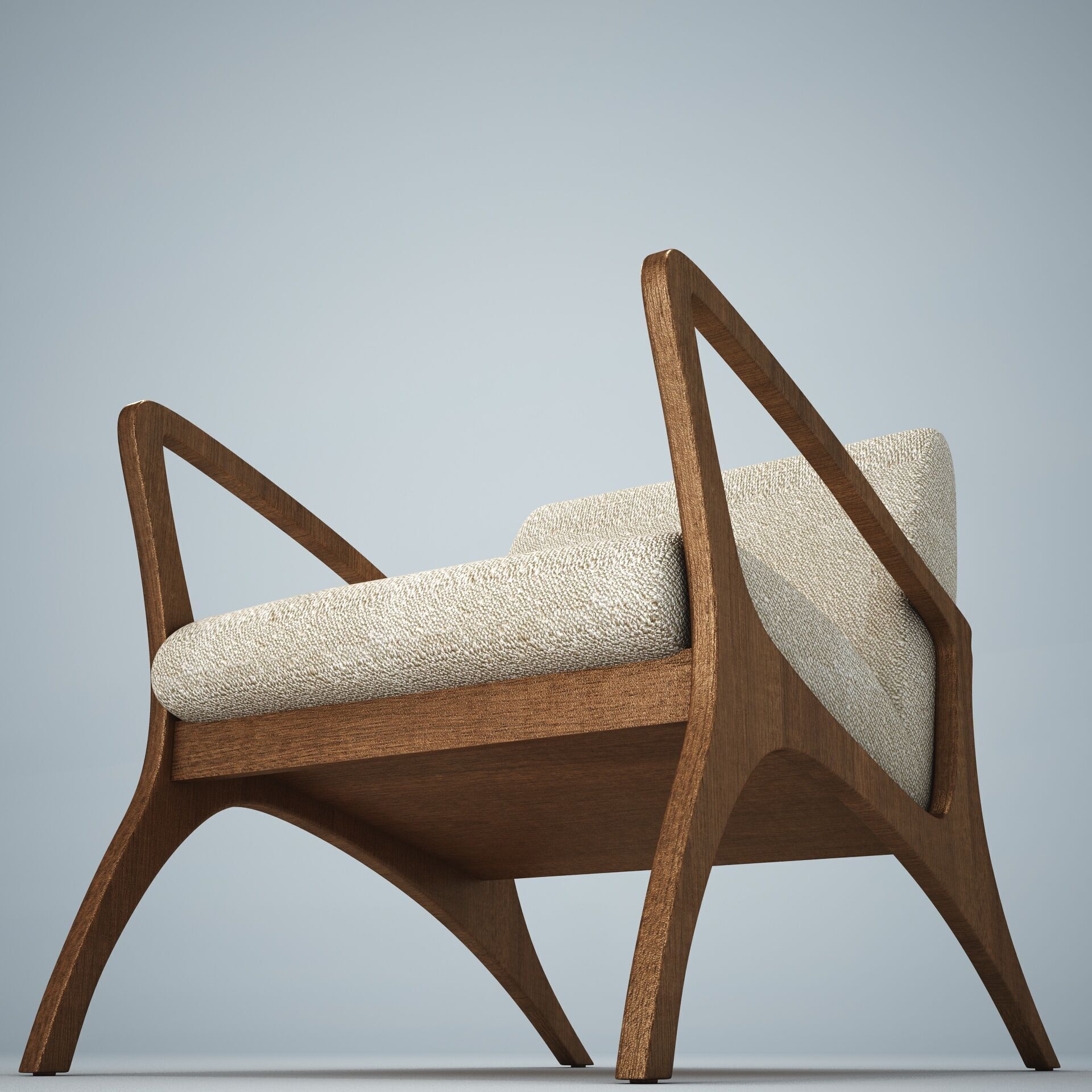 Venturi Indoor Outdoor Accent Chair HD 3D model_7