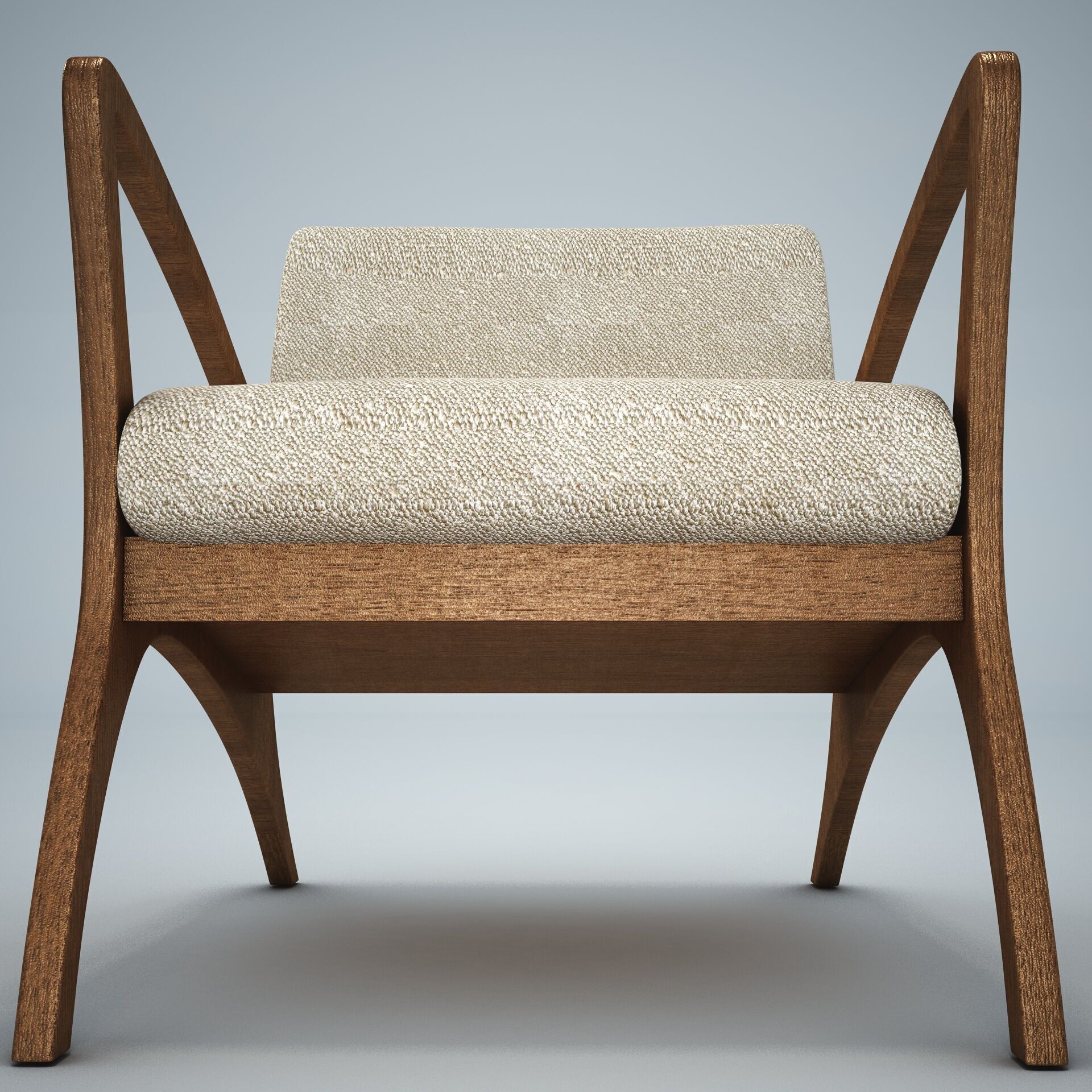 Venturi Indoor Outdoor Accent Chair HD 3D model_6