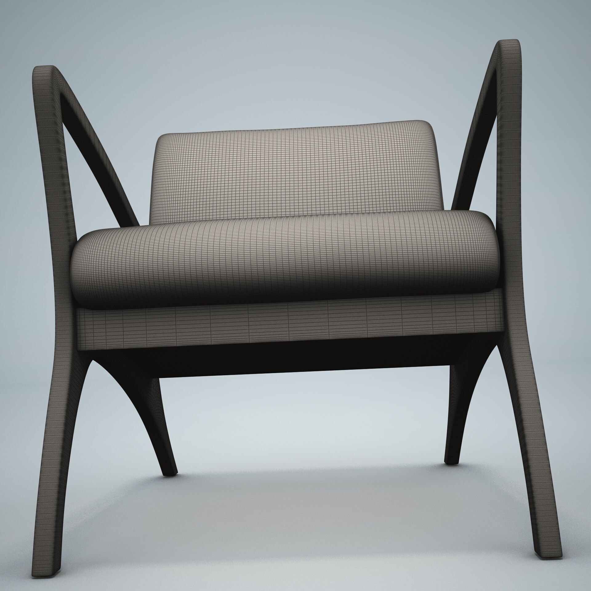 Venturi Indoor Outdoor Accent Chair HD 3D model_15
