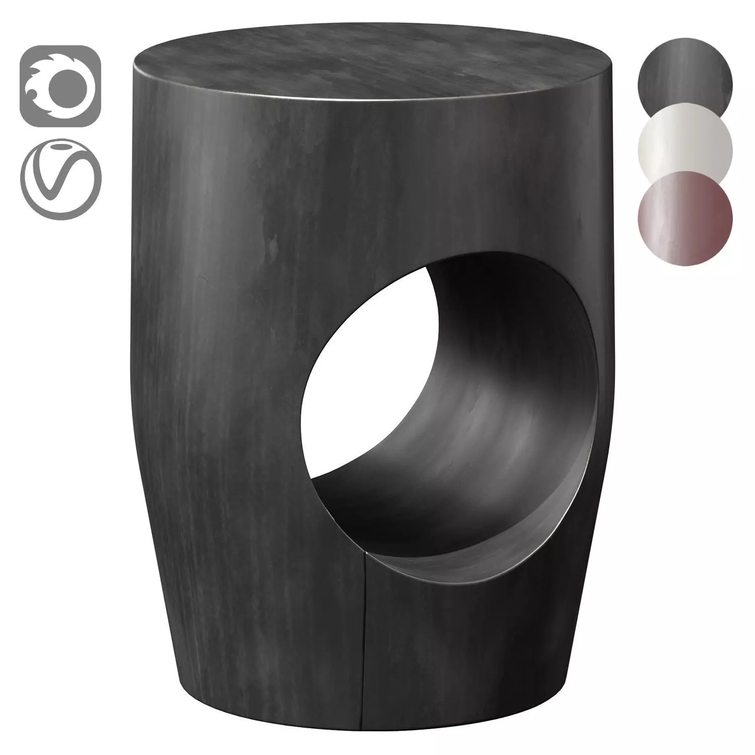 Sofa table Koldi By La Redoute 3D model_0