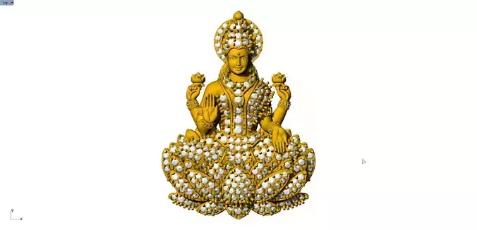 DIAMOND LAKSHMI PENDENT
