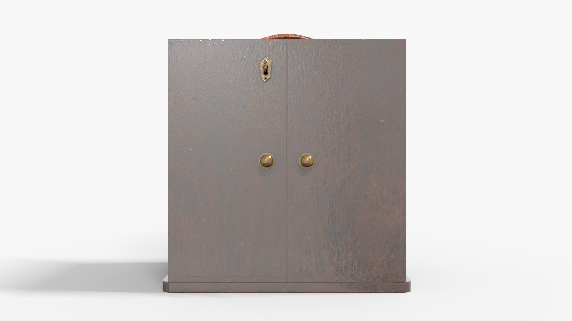 Medical Chest With Bottles Low-poly 3D model_4