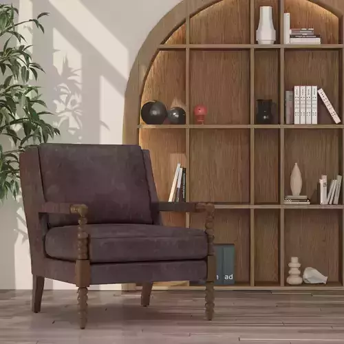 Andi Chair in Crystal Charcoal by Spectra Home