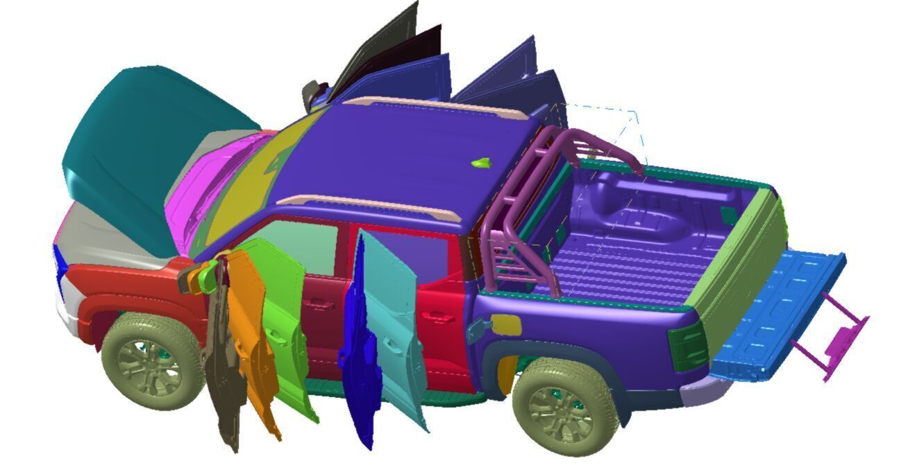 BYD Shark 2025 Vehicle 3d scan model  3D model_1