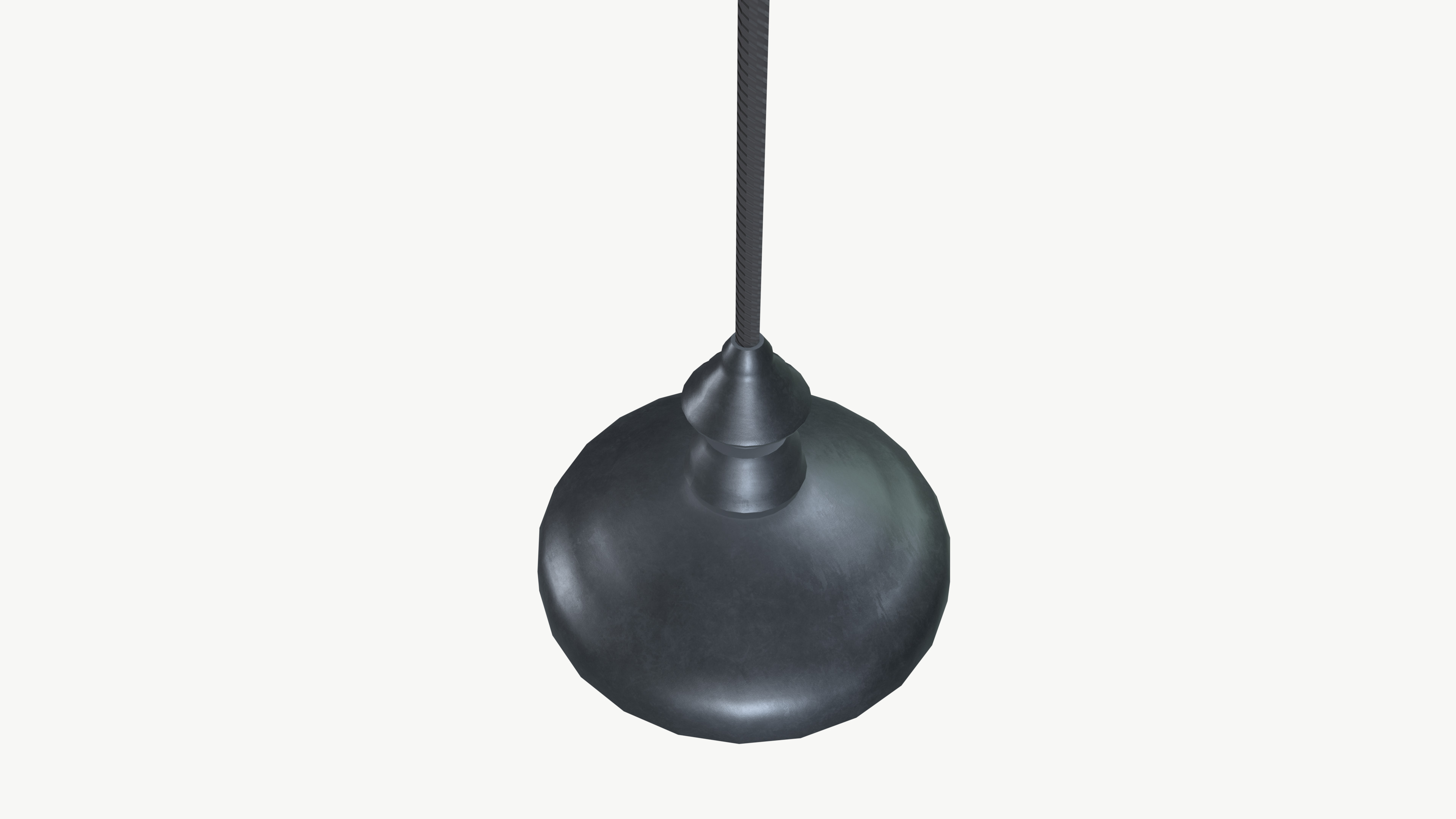 Ceiling Light Low-poly 3D model_6