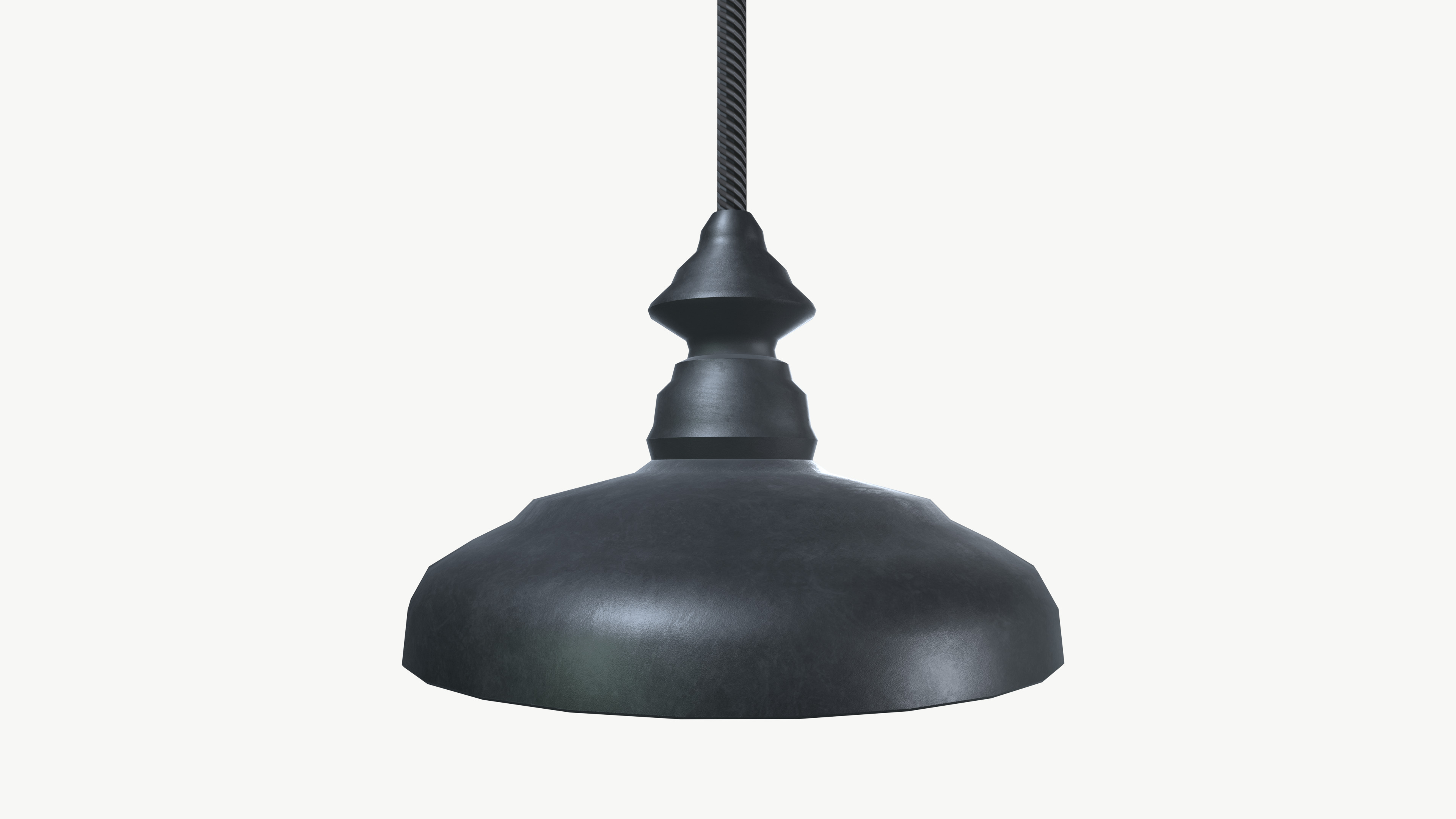 Ceiling Light Low-poly 3D model_2