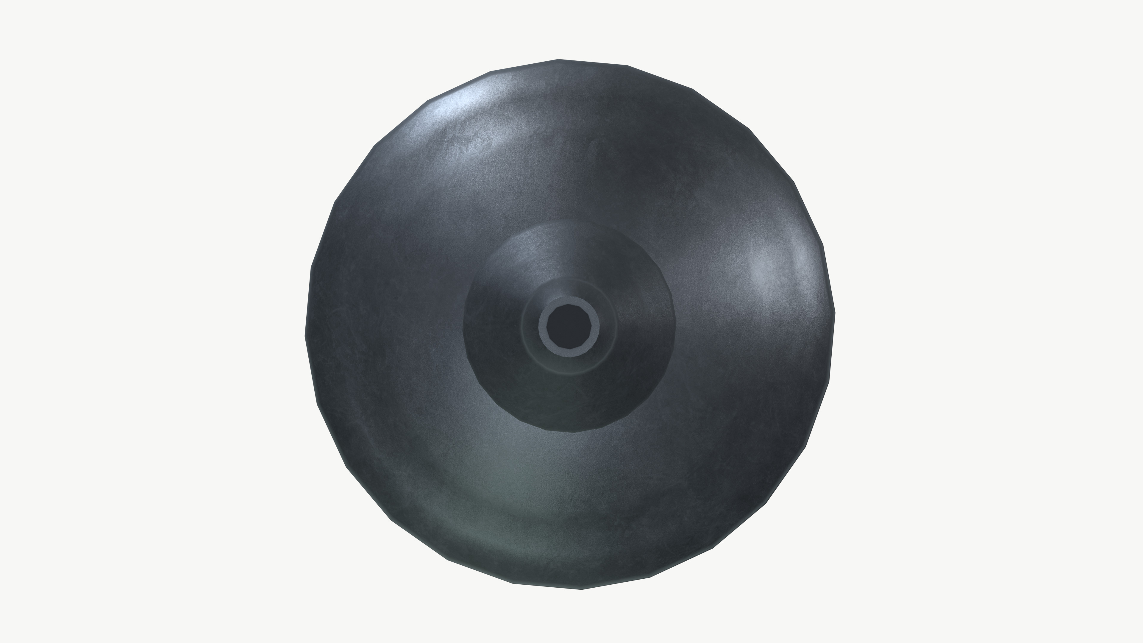 Ceiling Light Low-poly 3D model_5