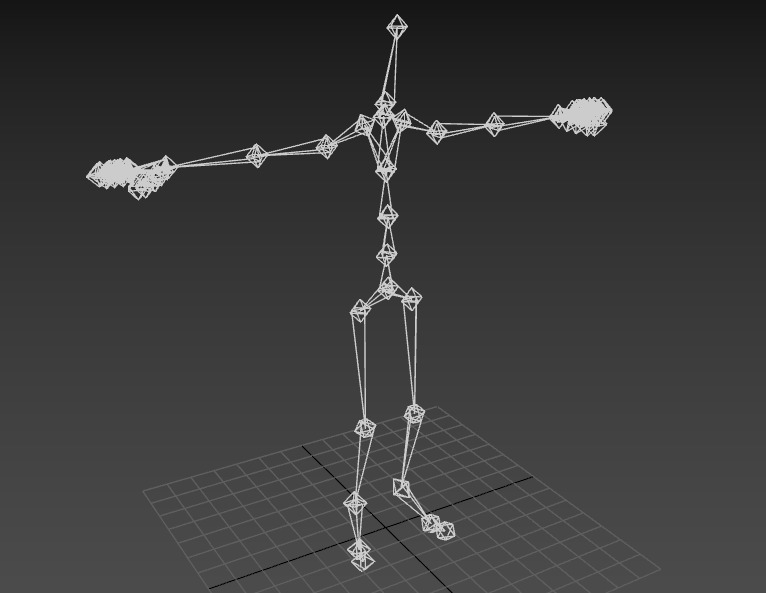 Beta Suit and Sci-Fi Gun Low-poly 3D model_6