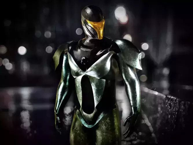 Beta Suit and Sci-Fi Gun