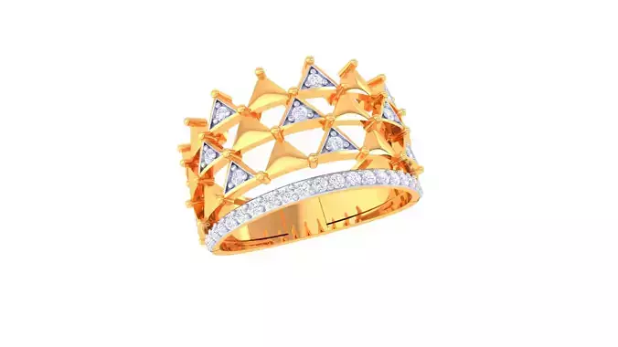 Women Ring MTL 3dm STL OBJ FBX Details