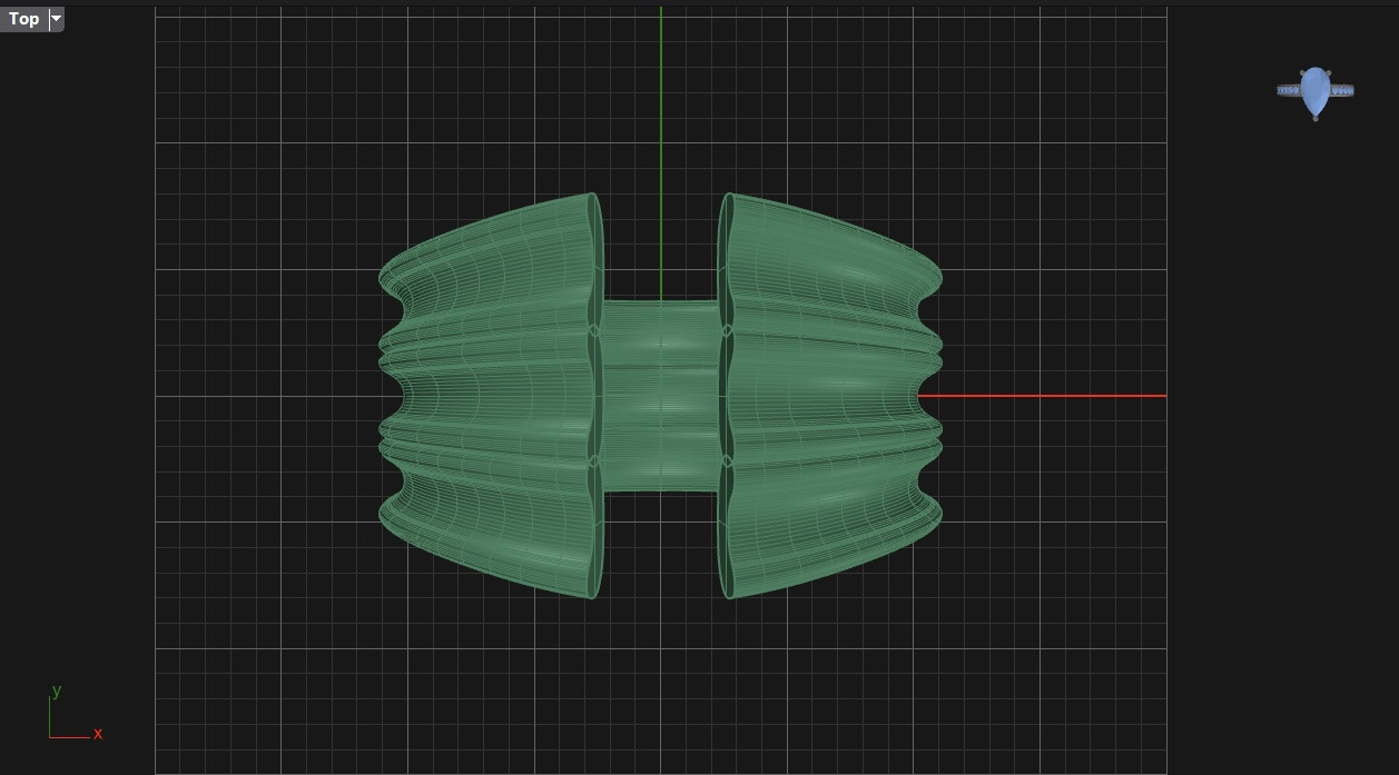 free form ring N36 3D print model_6