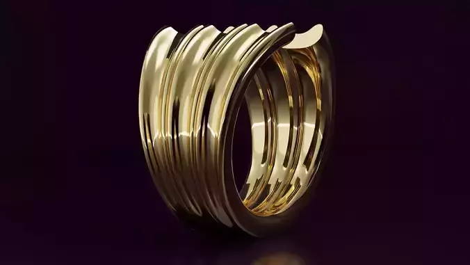 free form ring N36