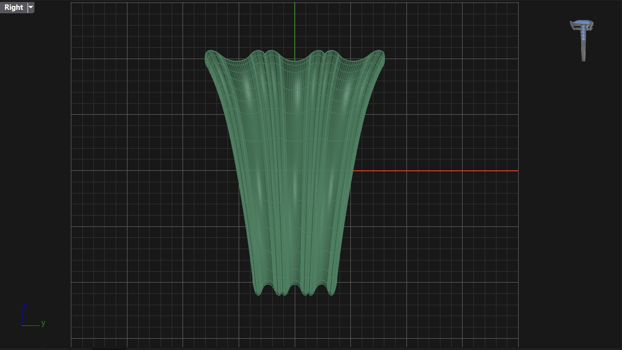 free form ring N36 3D print model_8