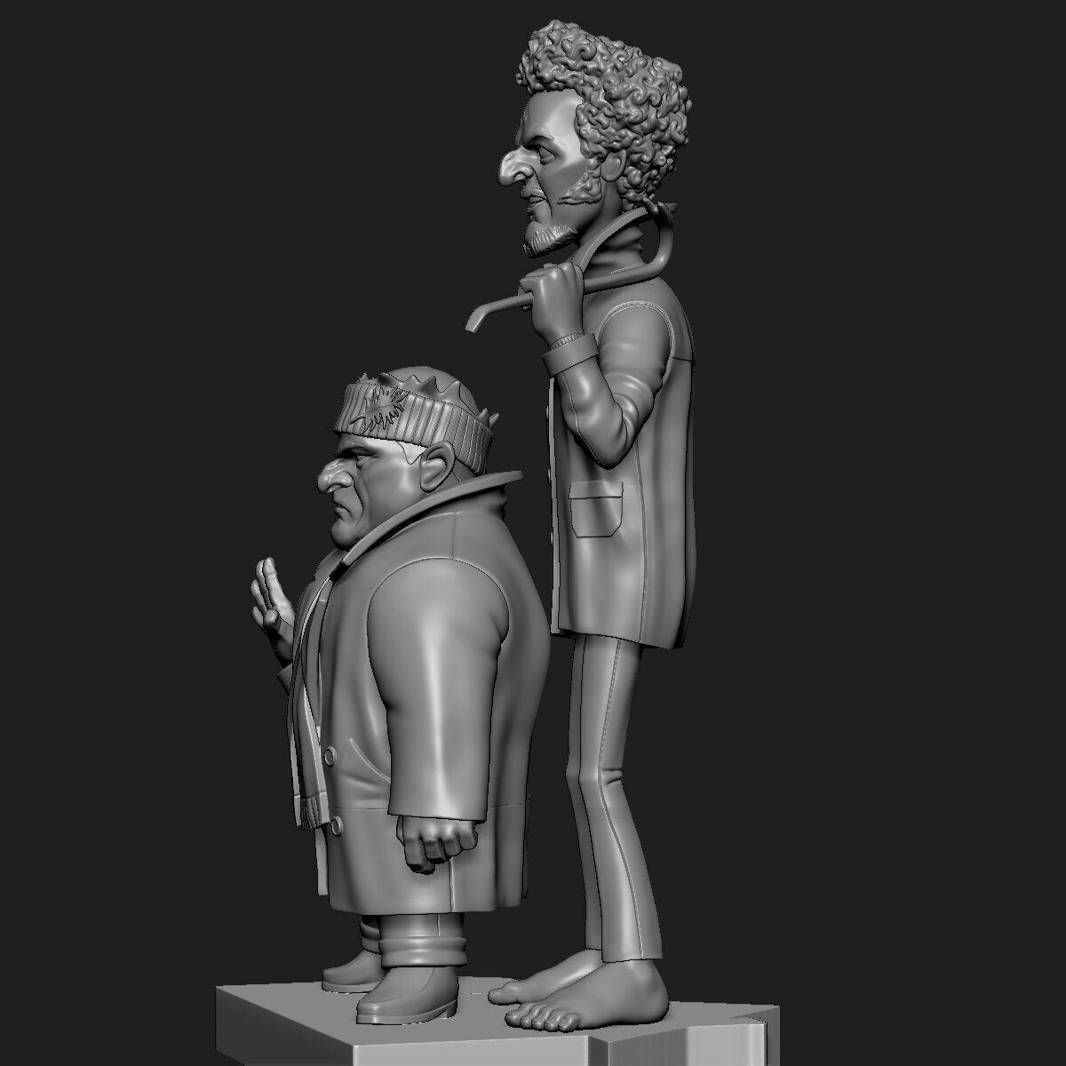 Stylized Harry and Marv - Wet Bandits Home Alone 3D Print Model 3D print model_15