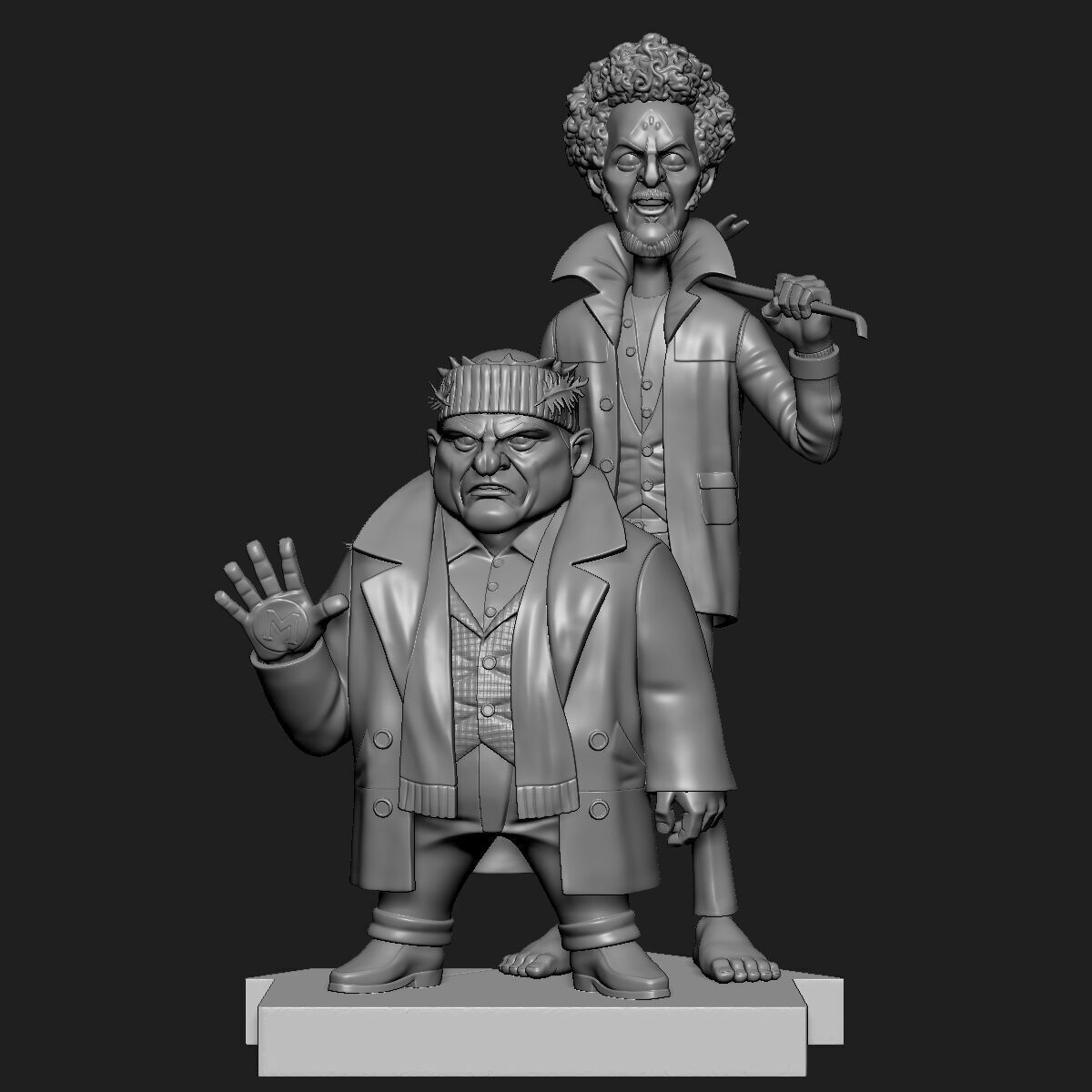 Stylized Harry and Marv - Wet Bandits Home Alone 3D Print Model 3D print model_12