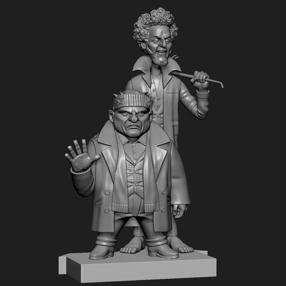 Stylized Harry and Marv - Wet Bandits Home Alone 3D Print Model 3D print model_6