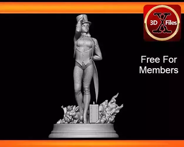 Zatanna Statue - DC justice League Statue - 3D Print File