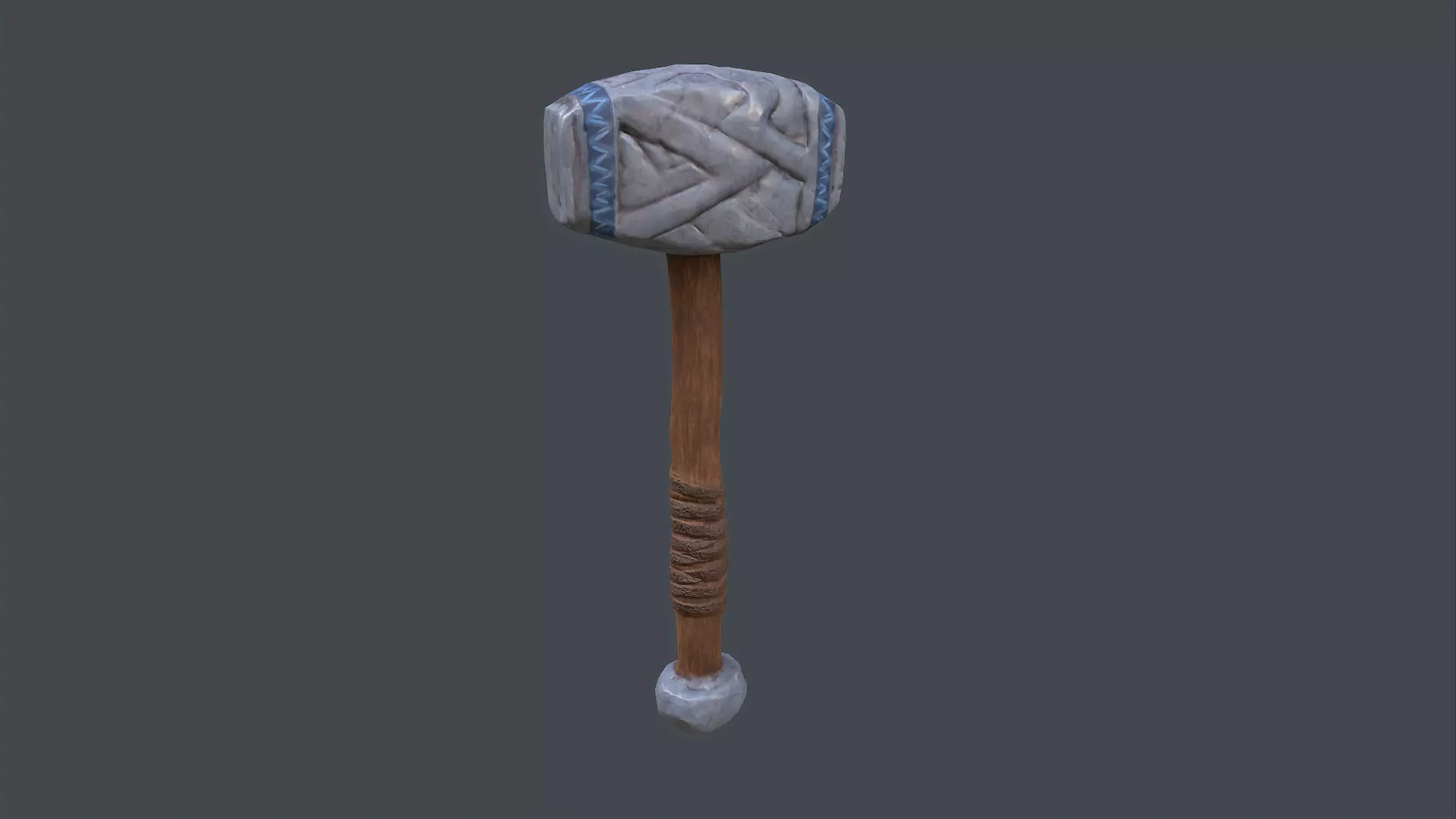 Viking hummer Low-poly 3D model