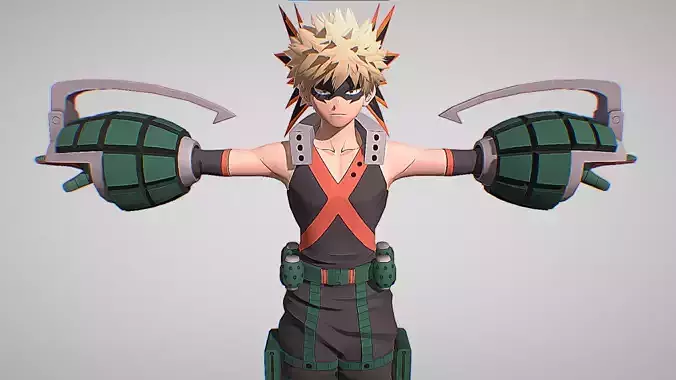 Katsuki Bakugo - My Hero Ultra Rumble - My Hero Academia 3D model