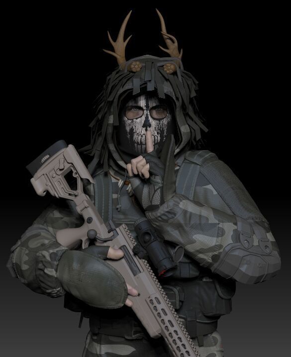 Zryachiy-3dprint figure 3D print model_1