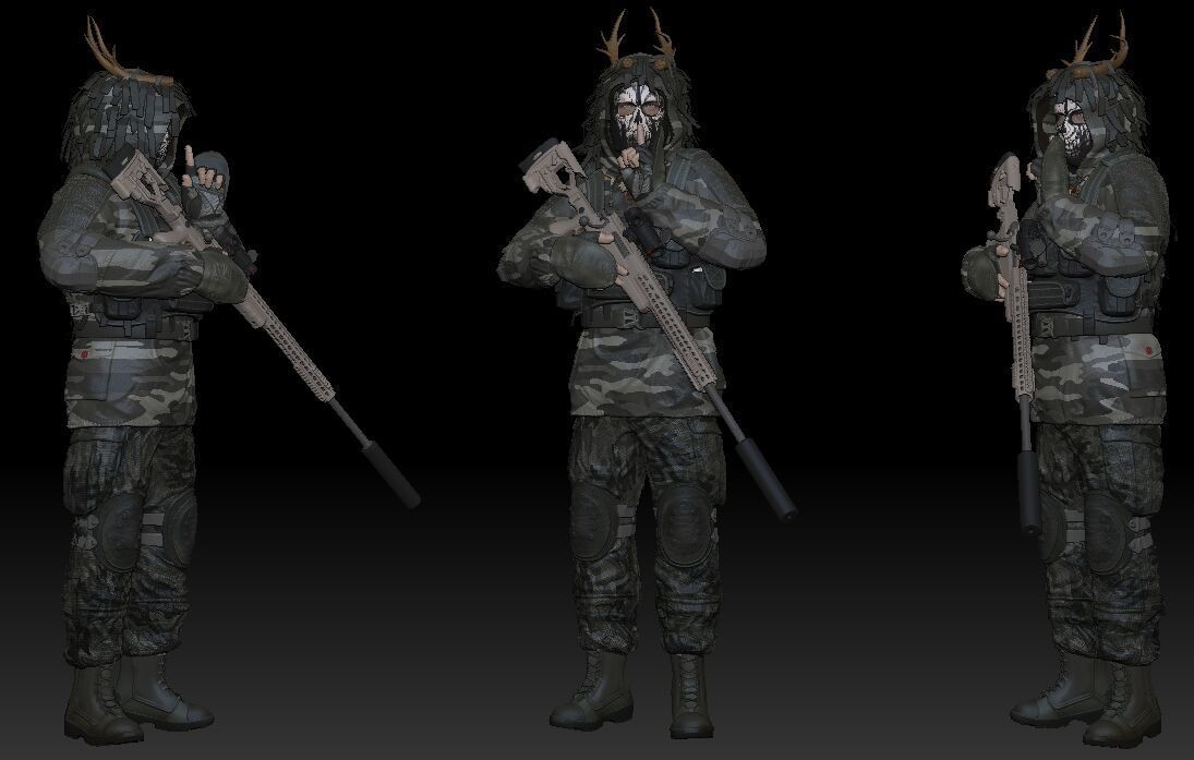 Zryachiy-3dprint figure 3D print model_2