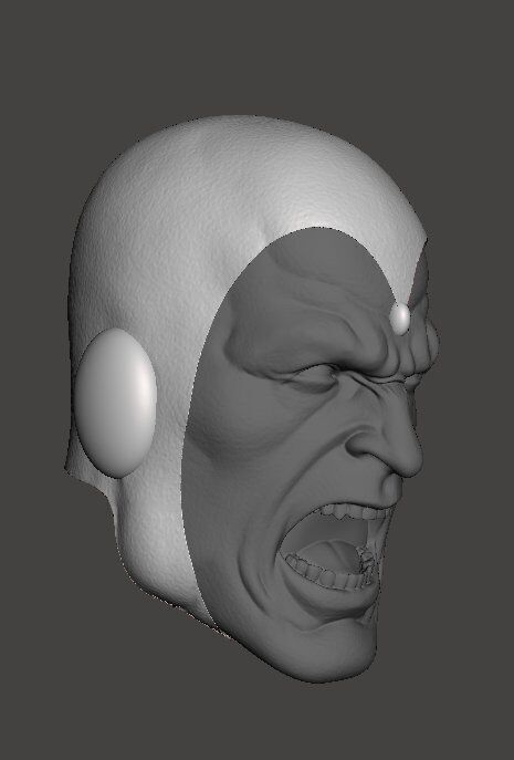 MARVEL VISION AVENGERS EXPRESSION 3-PACK HEADSCULPT 3D print model_8