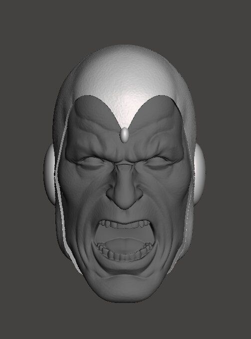 MARVEL VISION AVENGERS EXPRESSION 3-PACK HEADSCULPT 3D print model_7