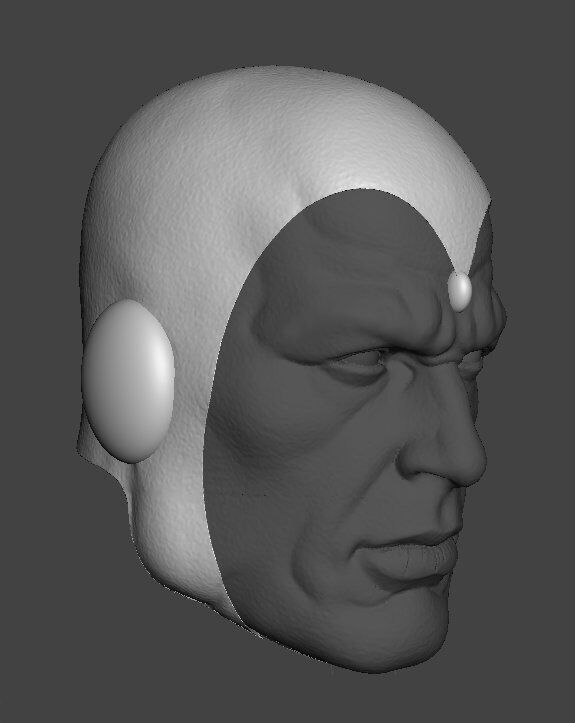 MARVEL VISION AVENGERS EXPRESSION 3-PACK HEADSCULPT 3D print model_5