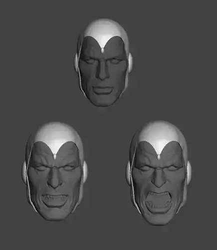 MARVEL VISION AVENGERS EXPRESSION 3-PACK HEADSCULPT 3D print model