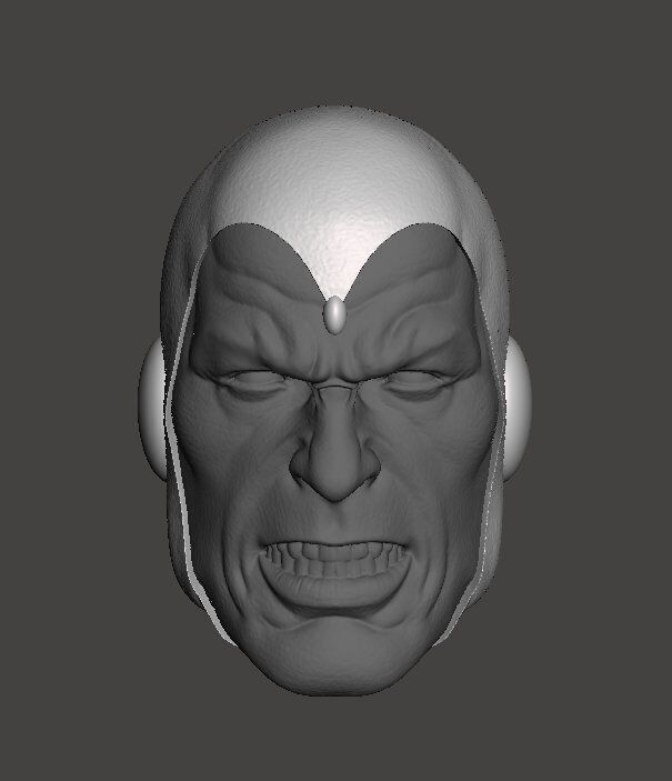 MARVEL VISION AVENGERS EXPRESSION 3-PACK HEADSCULPT 3D print model_1