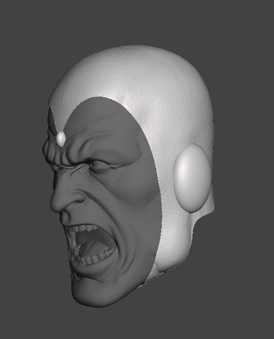 MARVEL VISION AVENGERS EXPRESSION 3-PACK HEADSCULPT 3D print model_9