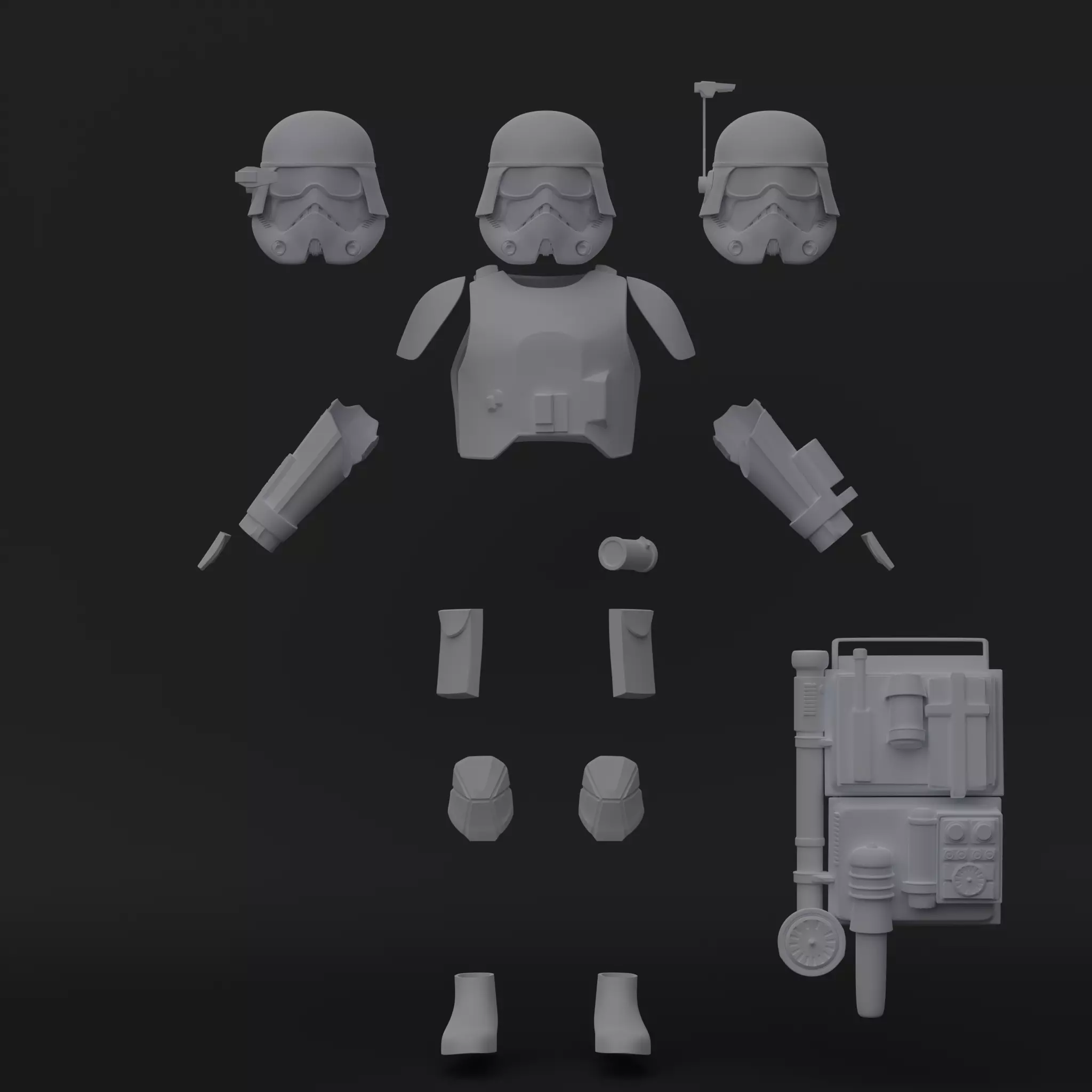 Navy imperial Kit - One12 - STL files 3D print model