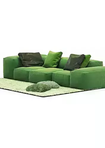 Extra Soft 3D Model Sofa  Ultra Cozy and Realistic Design 3D model