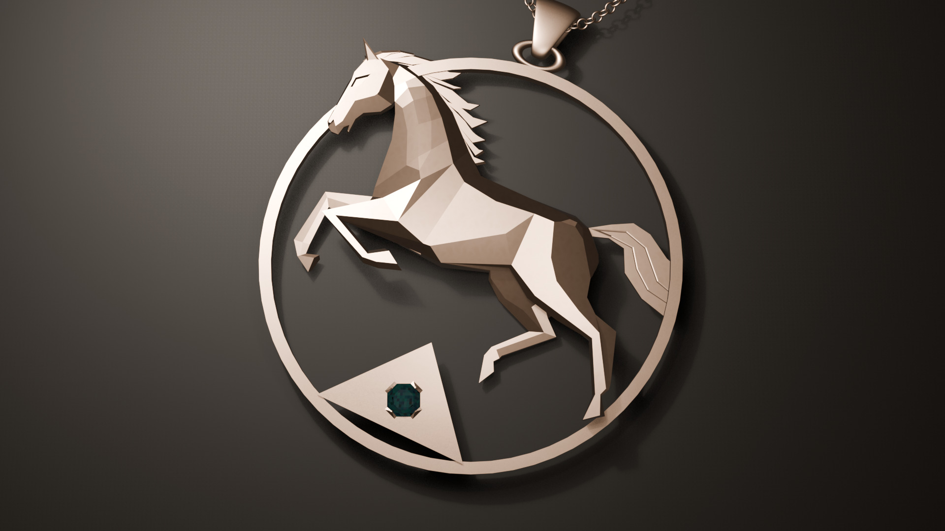 HORSE LOCKET 3D model_1