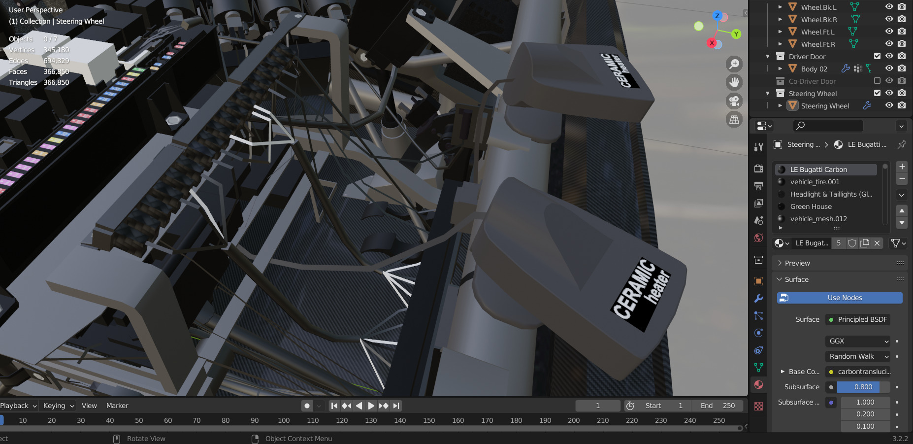 2016 Volvo IRON KNIGHT Carbon Fiber Bodied Race TRUCK 3D model_7