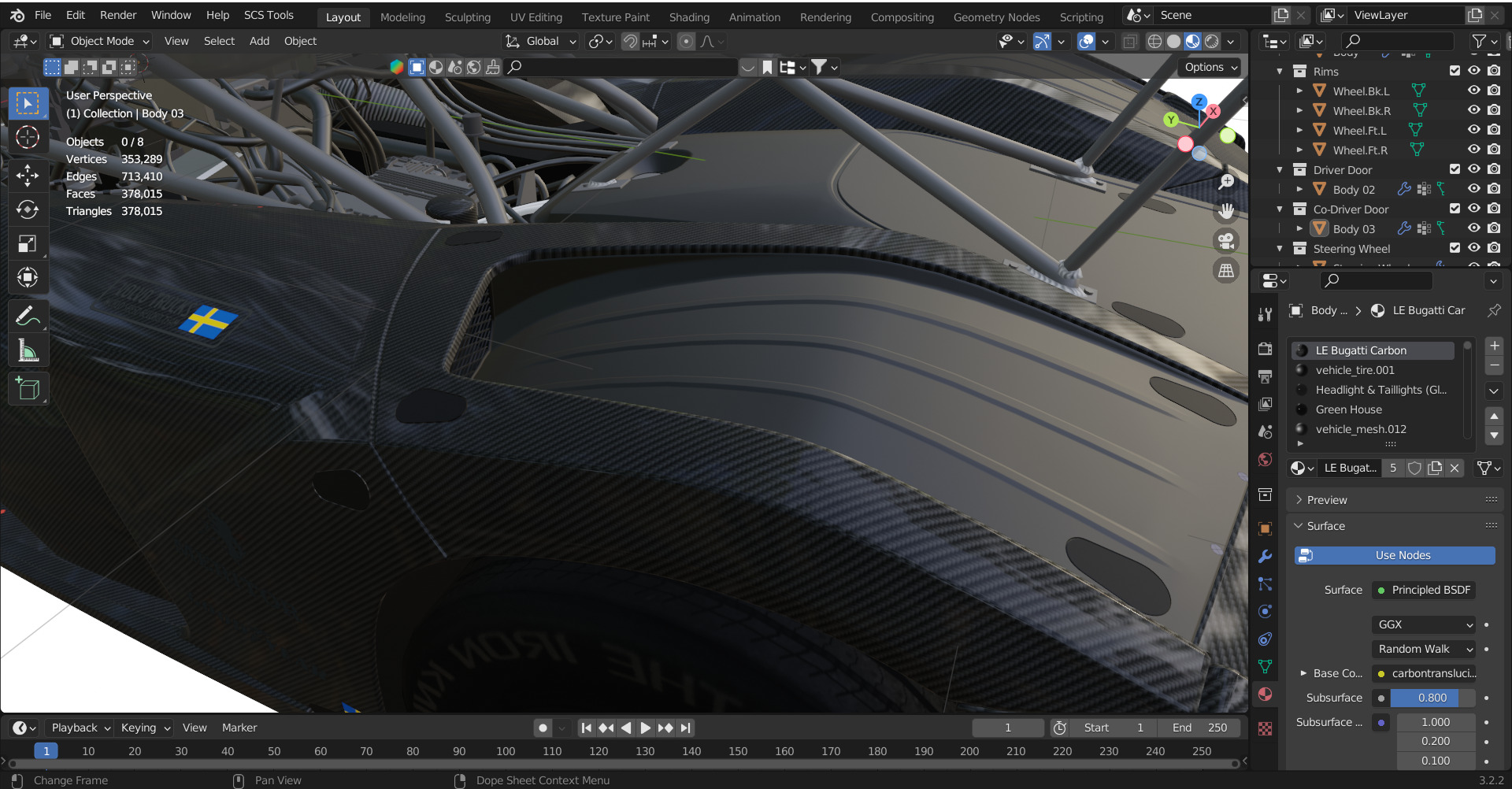 2016 Volvo IRON KNIGHT Carbon Fiber Bodied Race TRUCK 3D model_11