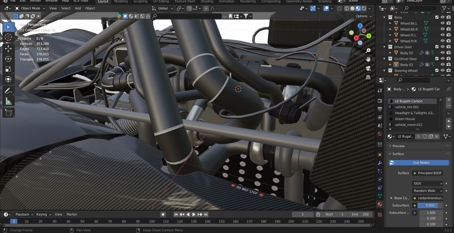 2016 Volvo IRON KNIGHT Carbon Fiber Bodied Race TRUCK 3D model_10