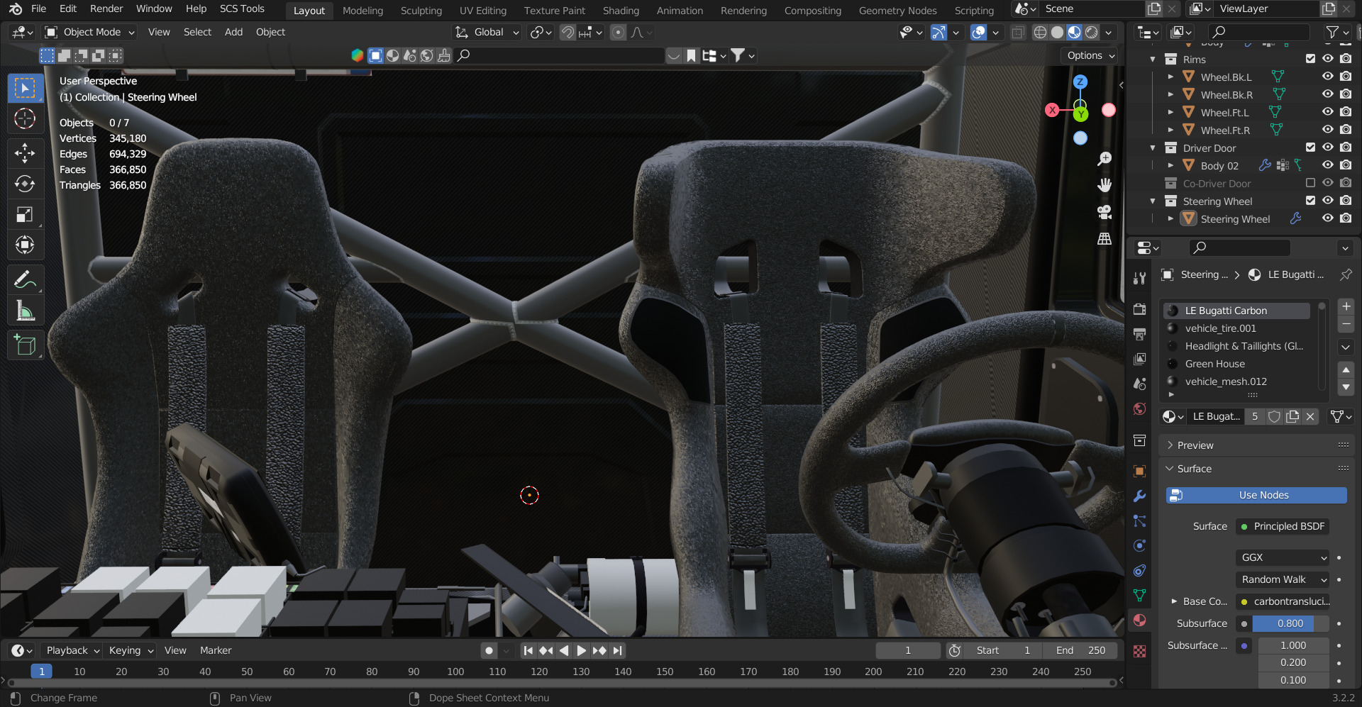 2016 Volvo IRON KNIGHT Carbon Fiber Bodied Race TRUCK 3D model_8
