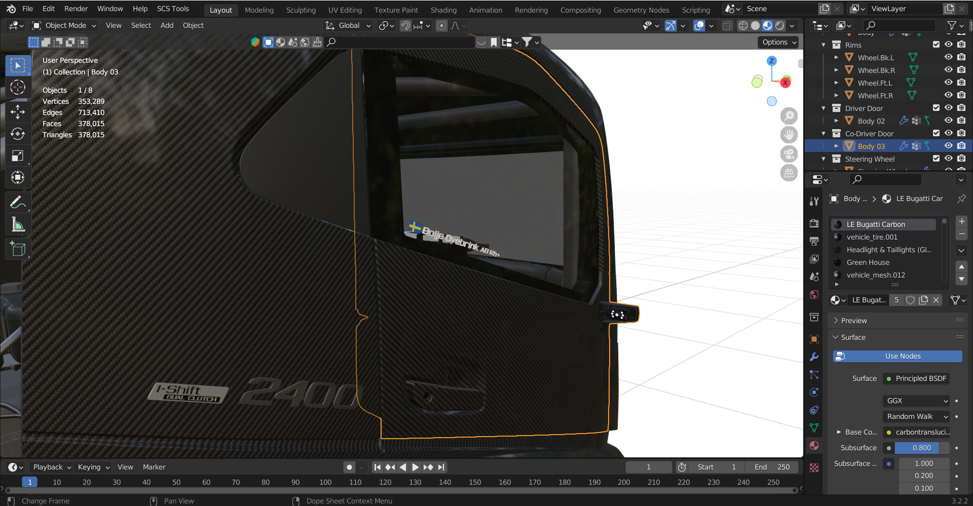 2016 Volvo IRON KNIGHT Carbon Fiber Bodied Race TRUCK 3D model_9